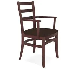 Cadeira com Braço Paris Sofie Tabaco