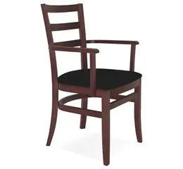 Cadeira com Braço Paris Sofie Tabaco