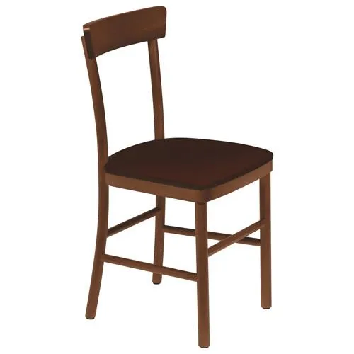 Cadeira Estofada sem Braço Viena Amêndoa