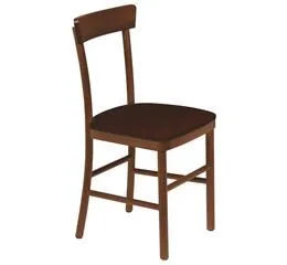 Cadeira Estofada sem Braço Viena Amêndoa