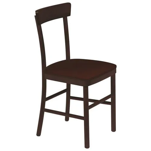 Cadeira Estofada sem Braço Viena Tabaco