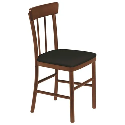 Cadeira Estofada sem Braço Viena Danúbio Amêndoa