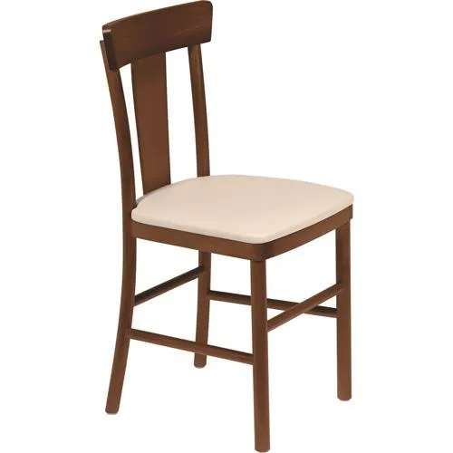 Cadeira Estofada sem Braço Viena Adele Amêndoa