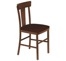 Cadeira Estofada sem Braço Viena Adele Amêndoa