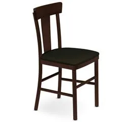 Cadeira Estofada sem Braço Viena Adele Tabaco