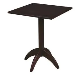 Mesa Quadrada Coluna Central Viena