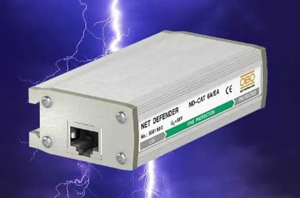 Protetor de Surto Ethernet Net Defender