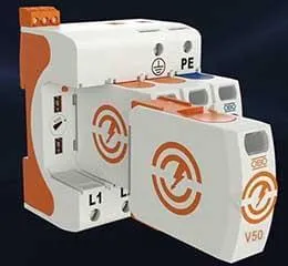 DPS – Dispositivo de Proteção Contra Surtos V-50 Classe I+II