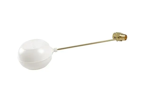 Torneira Boia Metálica com Balão Plástico