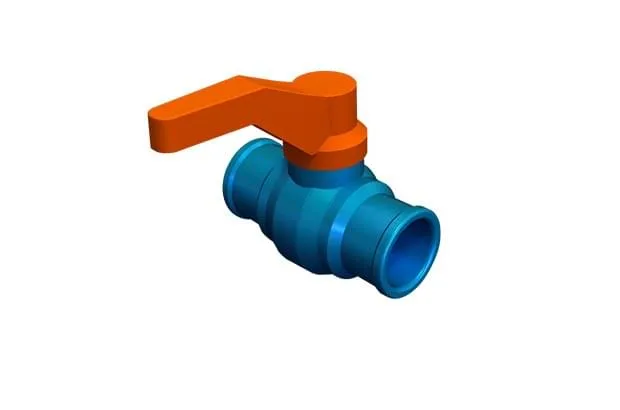 Registro de Esfera LR com Alavanca