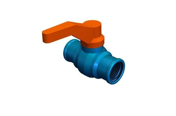 Registro de Esfera Rosca com Alavanca