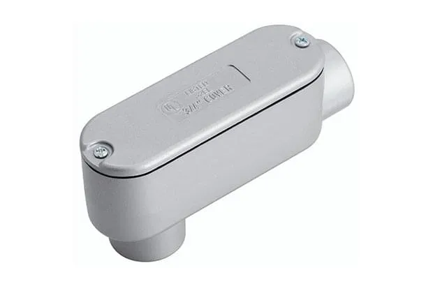 Condulete Fixo Ovalado ½" Tipo "LB" com Tampa