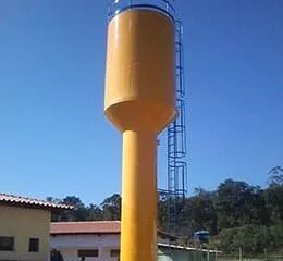 Reservatório tipo Taça sem Água na Coluna