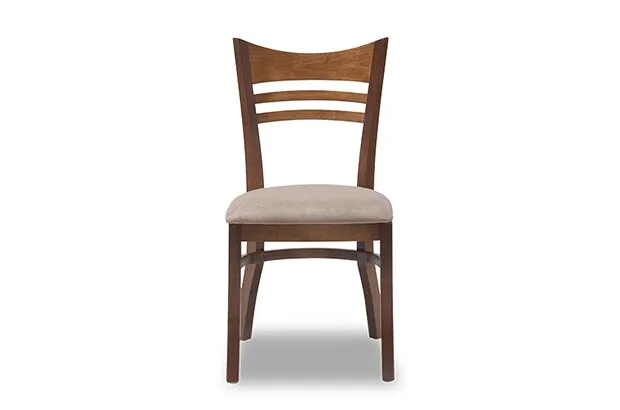 Cadeira Bari Encosto Madeira