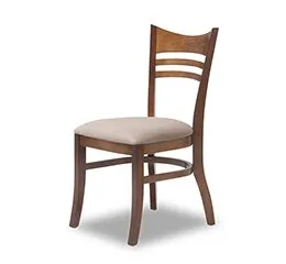 Cadeira Bari Encosto Madeira