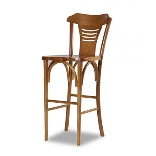 Banqueta Nevoy Assento de Madeira 