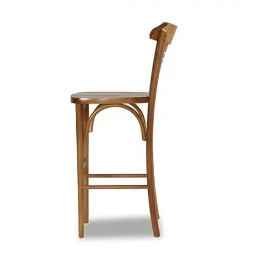 Banqueta Nevoy Assento de Madeira 