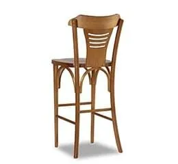 Banqueta Nevoy Assento de Madeira com Braço