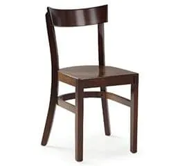 Cadeira Barcelona Assento de Madeira 