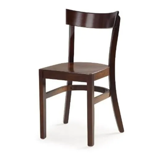 Cadeira Barcelona Assento de Madeira 