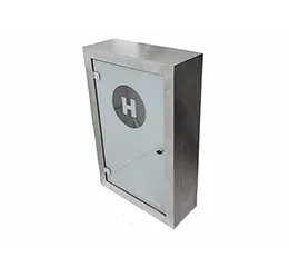 Caixa de Hidrante Inox com Porta de Vidro