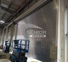 Porta de Aço de Enrolar Automática