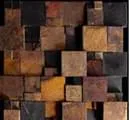 Mosaico em Pedra Ferro (Basalto Ferruginoso)