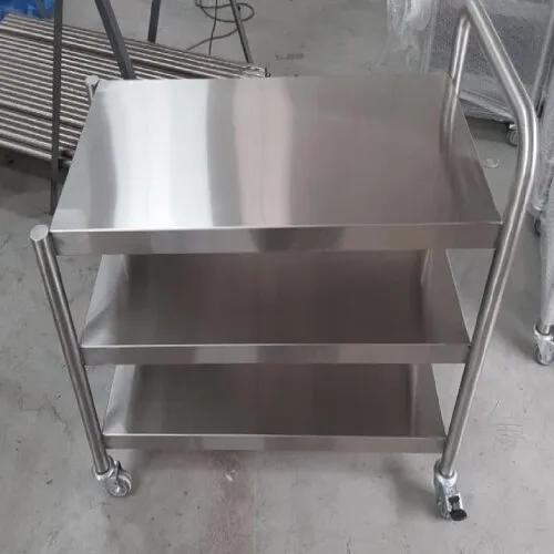 Carrinho em Aço Inox