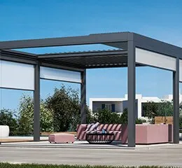 Pérgola Metálica Retrátil Basculante