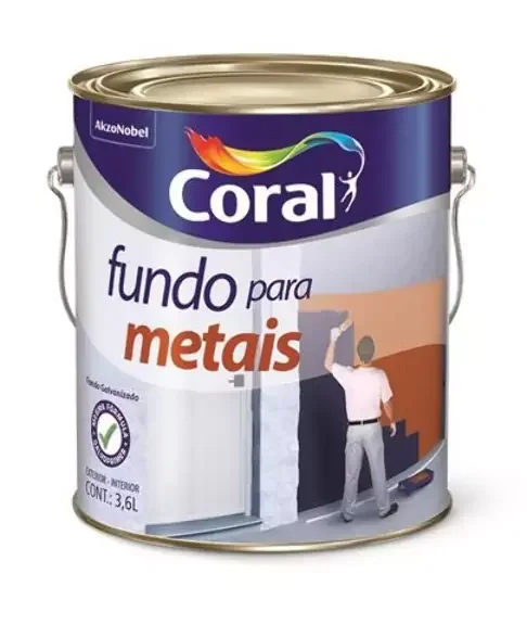 Fundo Anti Óxido Zarcoral Laranja 3,6 L Coral