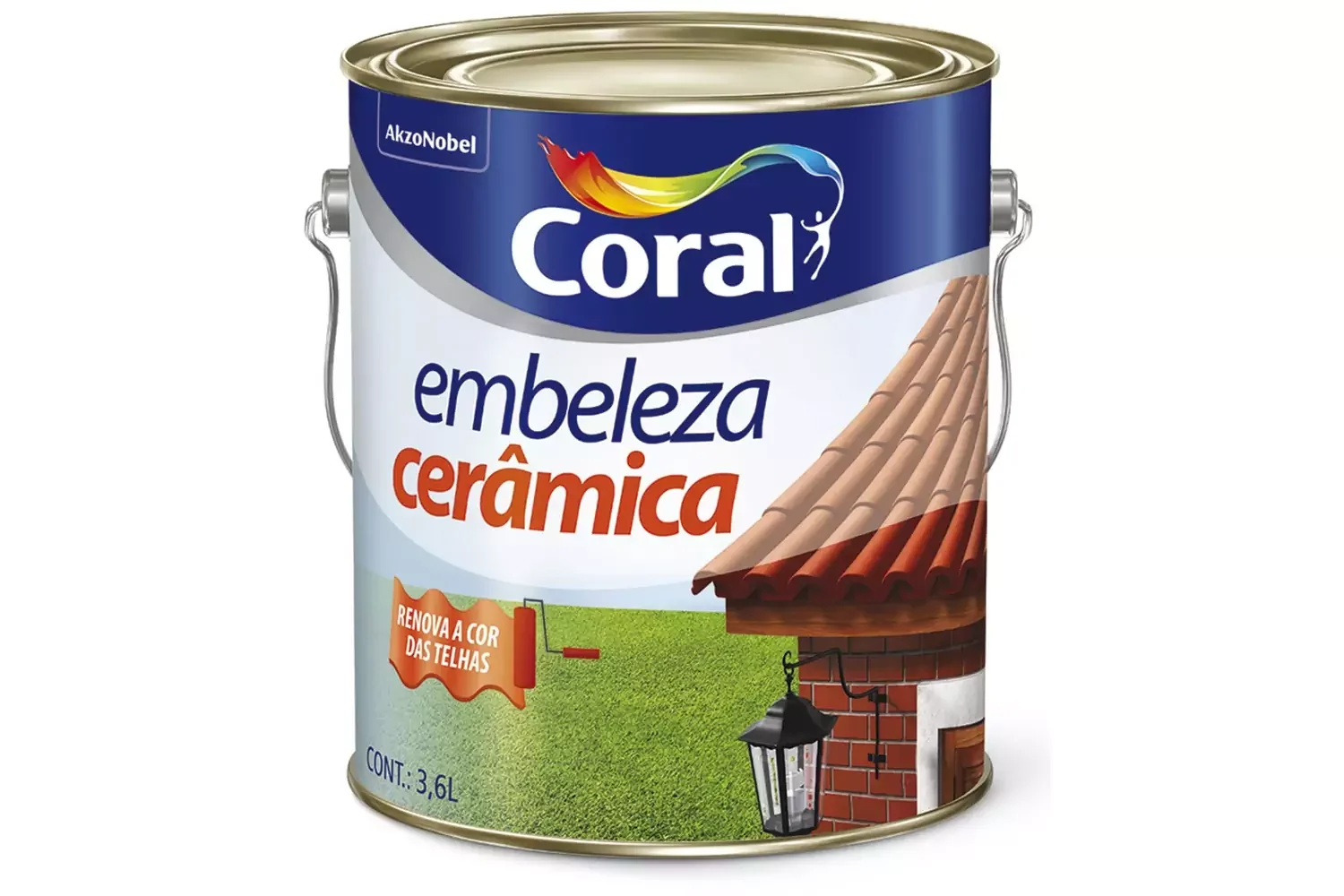 Tinta Embeleza Cerâmica Marrom 3,6 L Coral