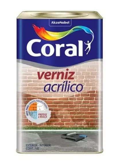 Verniz Acrílico Incolor 18 L Coral