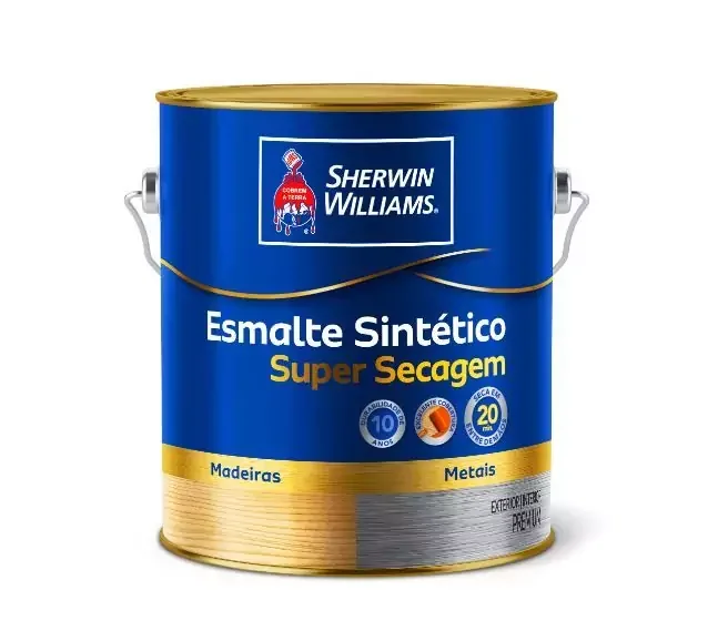 Esmalte Base Solvente Super Secagem Brilhante Cinza Médio 3,6 L Sherwin-Williams