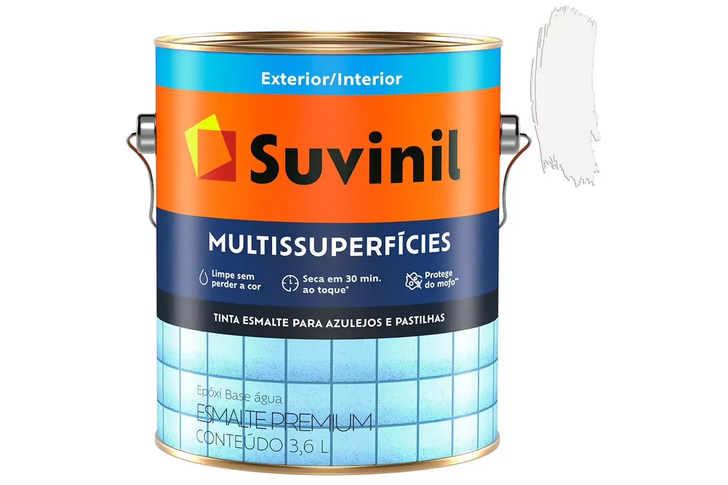 Tinta Multissuperfícies Acrílica Branca 3,6 L Suvinil