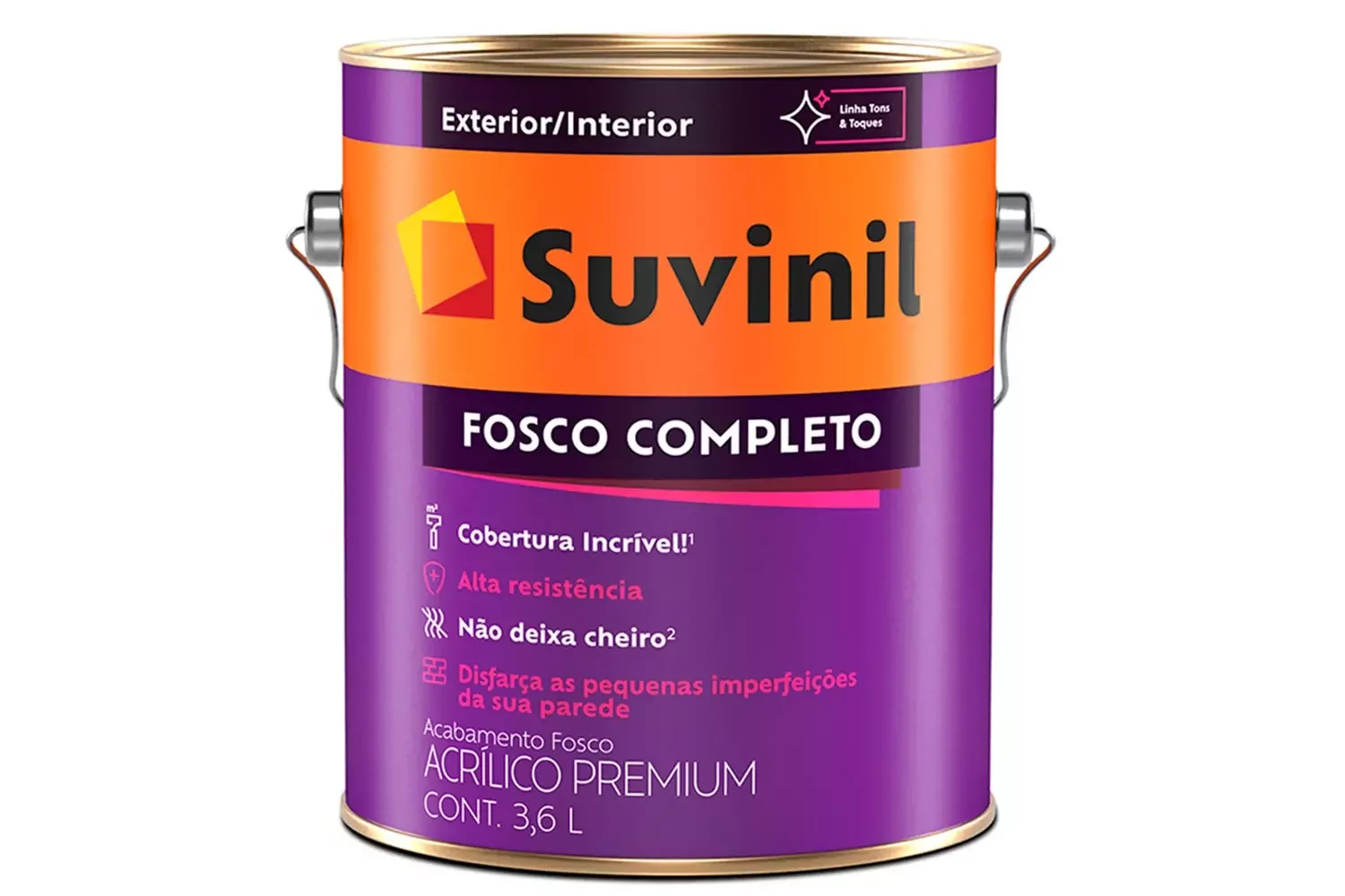 Tinta Acrílica Fosca Completa Gelo 3,6 L Suvinil