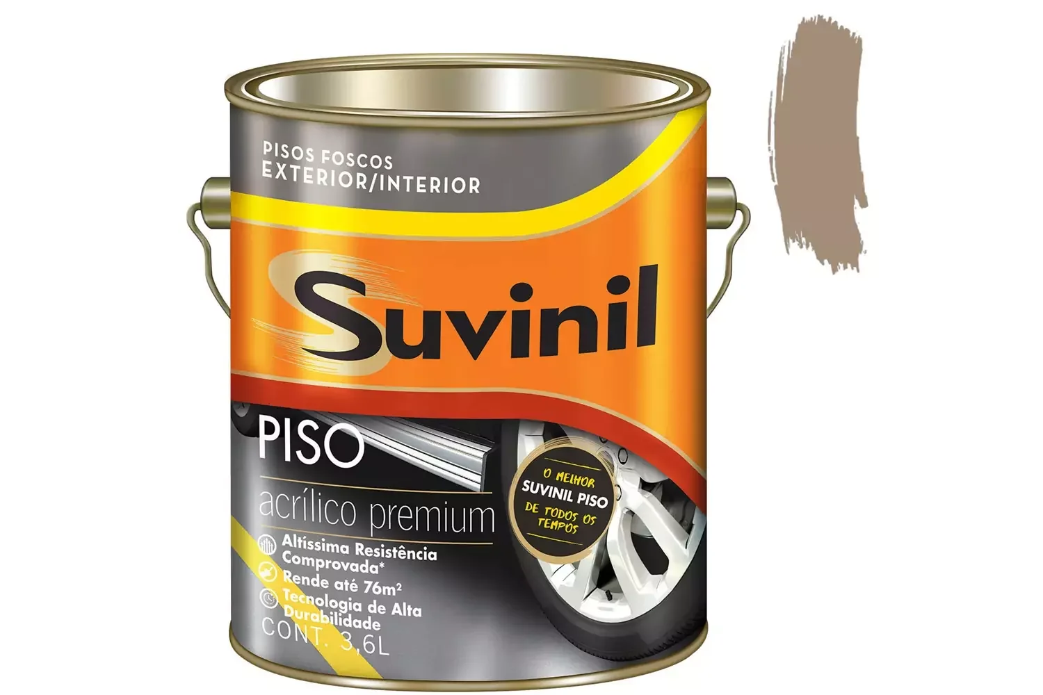 Tinta Acrílica para Piso Concreto 3,6L Suvinil