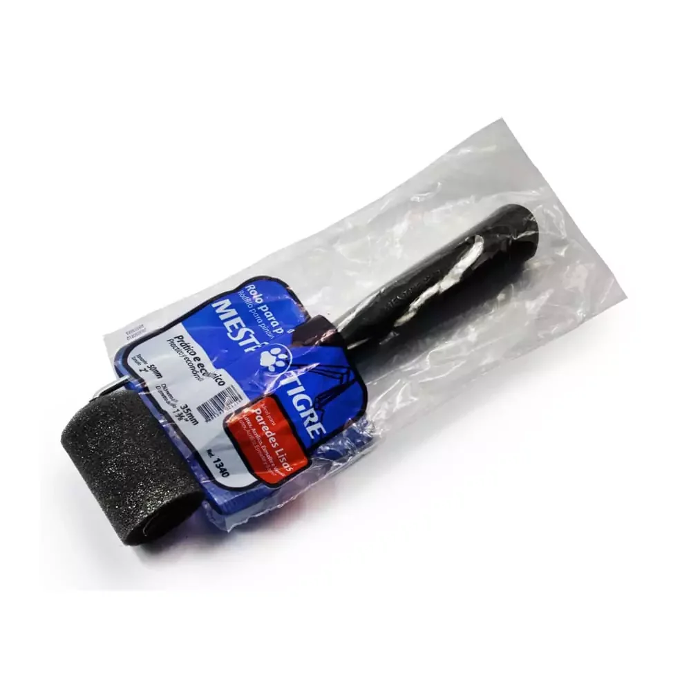 Rolo para Pintura com Espuma com Suporte 1340 5 cm Tigre