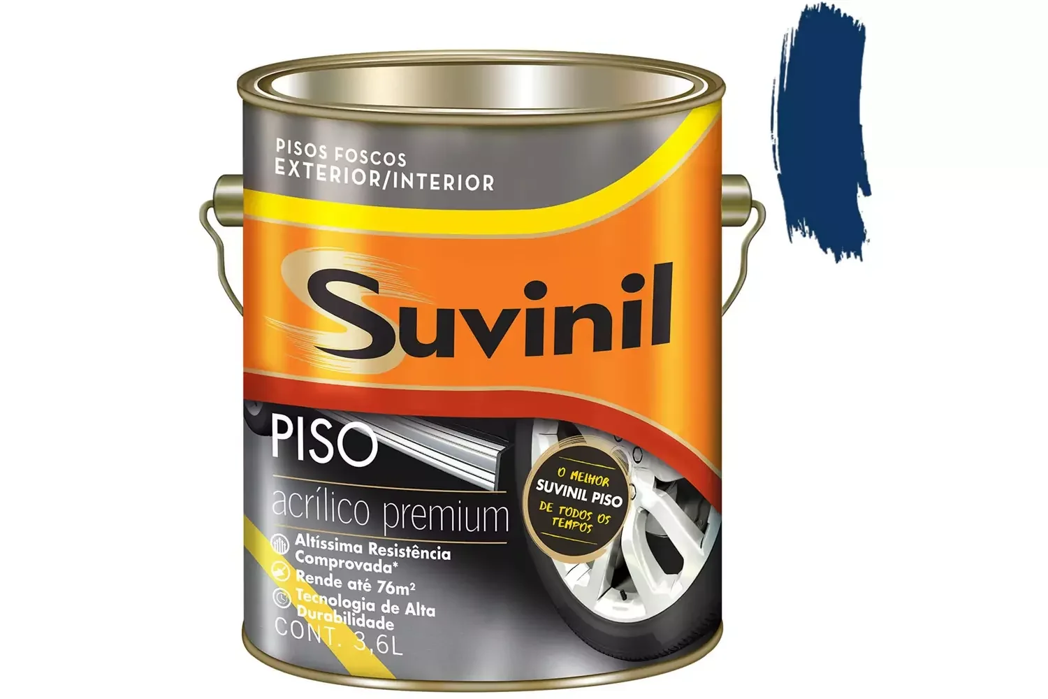 Tinta Acrílica para Piso Azul 3,6 L Suvinil