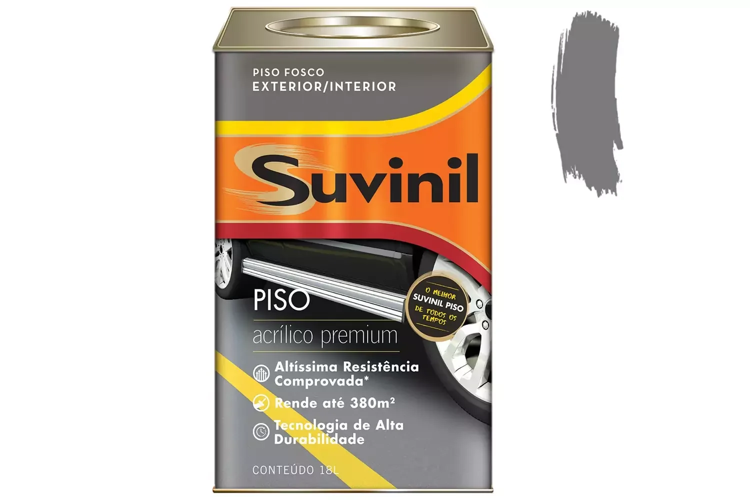 Tinta Acrílica Premium para Piso Cinza - Suvinil