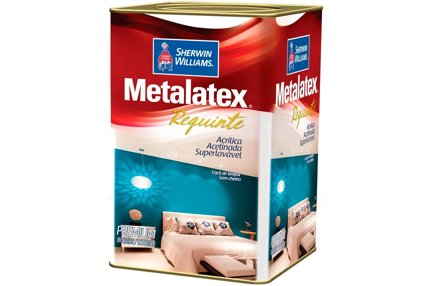 Tinta Acrílica Premium Acetinada Metalatex Requinte Branca - Sherwin-Williams