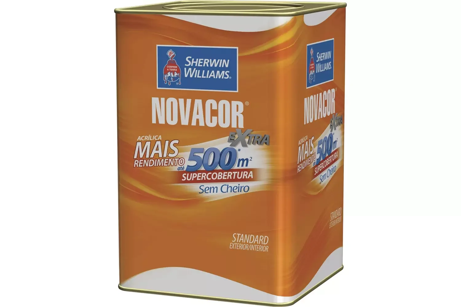 Tinta Acrílica Standard Fosca Novacor Extra Terracota Natura 18 L Sherwin-Williams