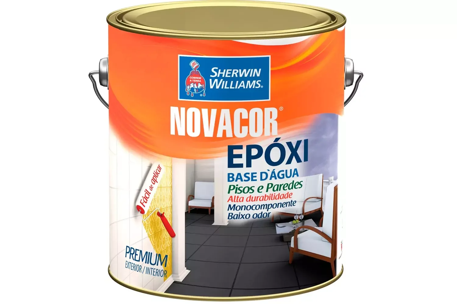 Tinta Novacor Epóxi Cinza Claro 3,6 L Sherwin-Williams