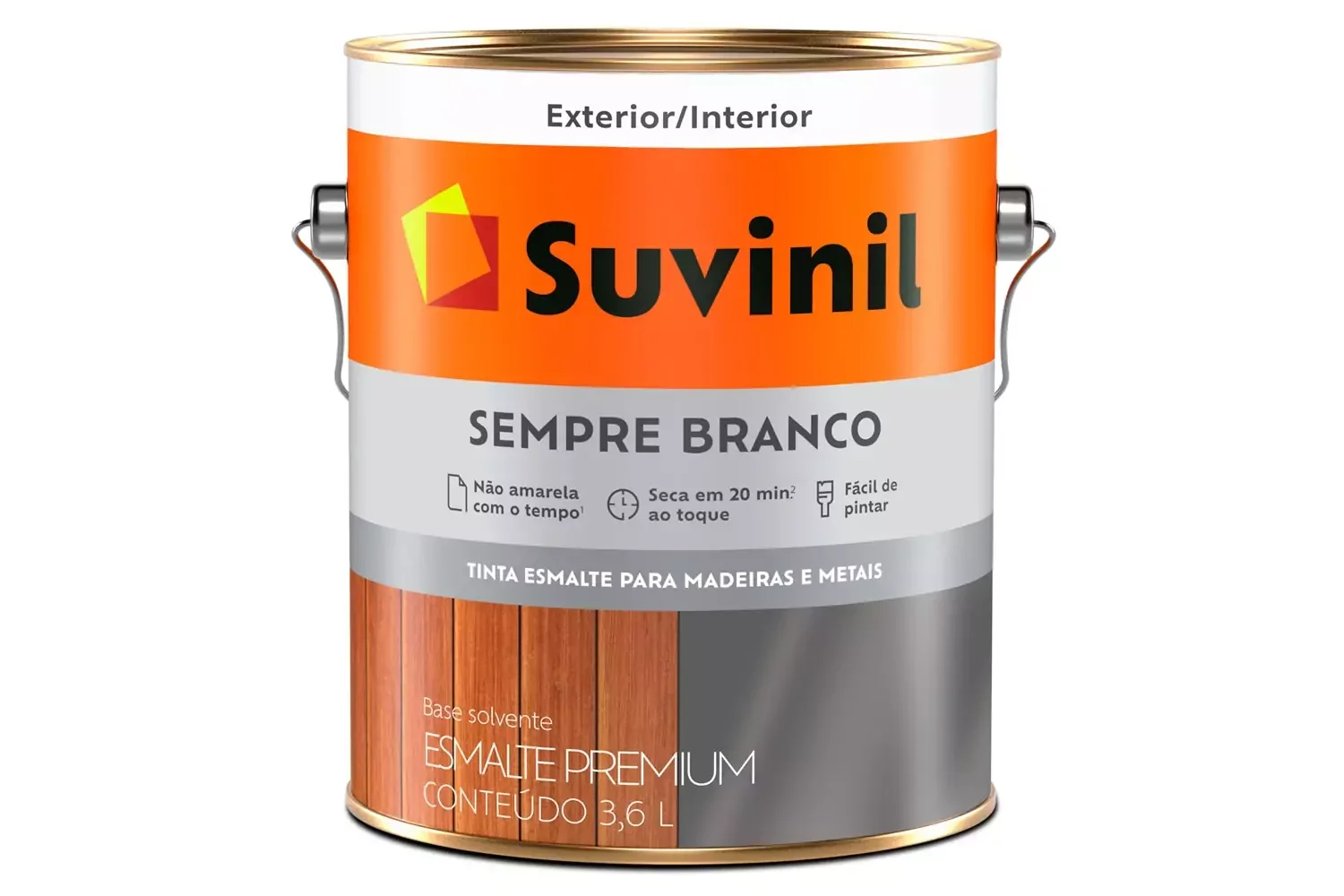 Esmalte Acetinado Sempre Branco 3,6 L Suvinil