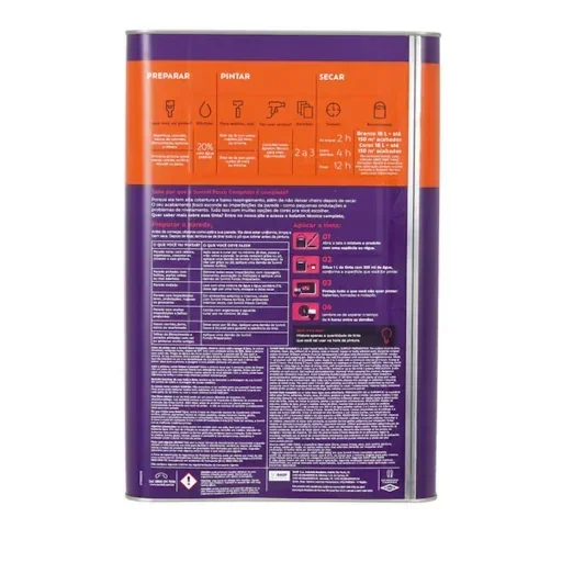 Tinta Acrílica Fosca Branca 18 L Suvinil