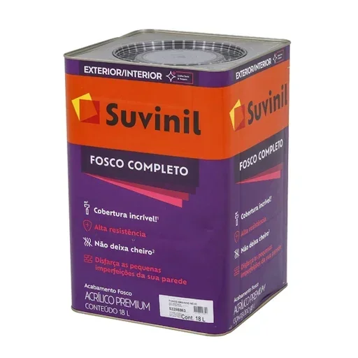 Tinta Acrílica Fosca Branca 18 L Suvinil