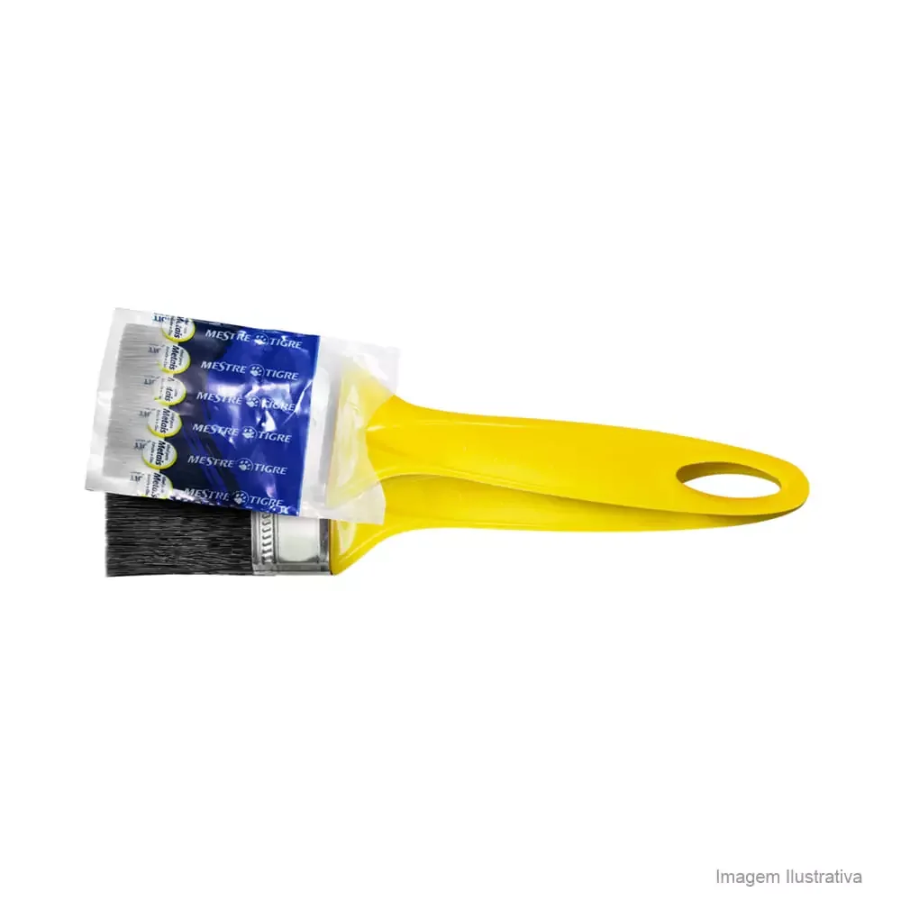 Trincha Média Para Pintura 3" - 76,2 mm 519 Cerda Preta - Tigre