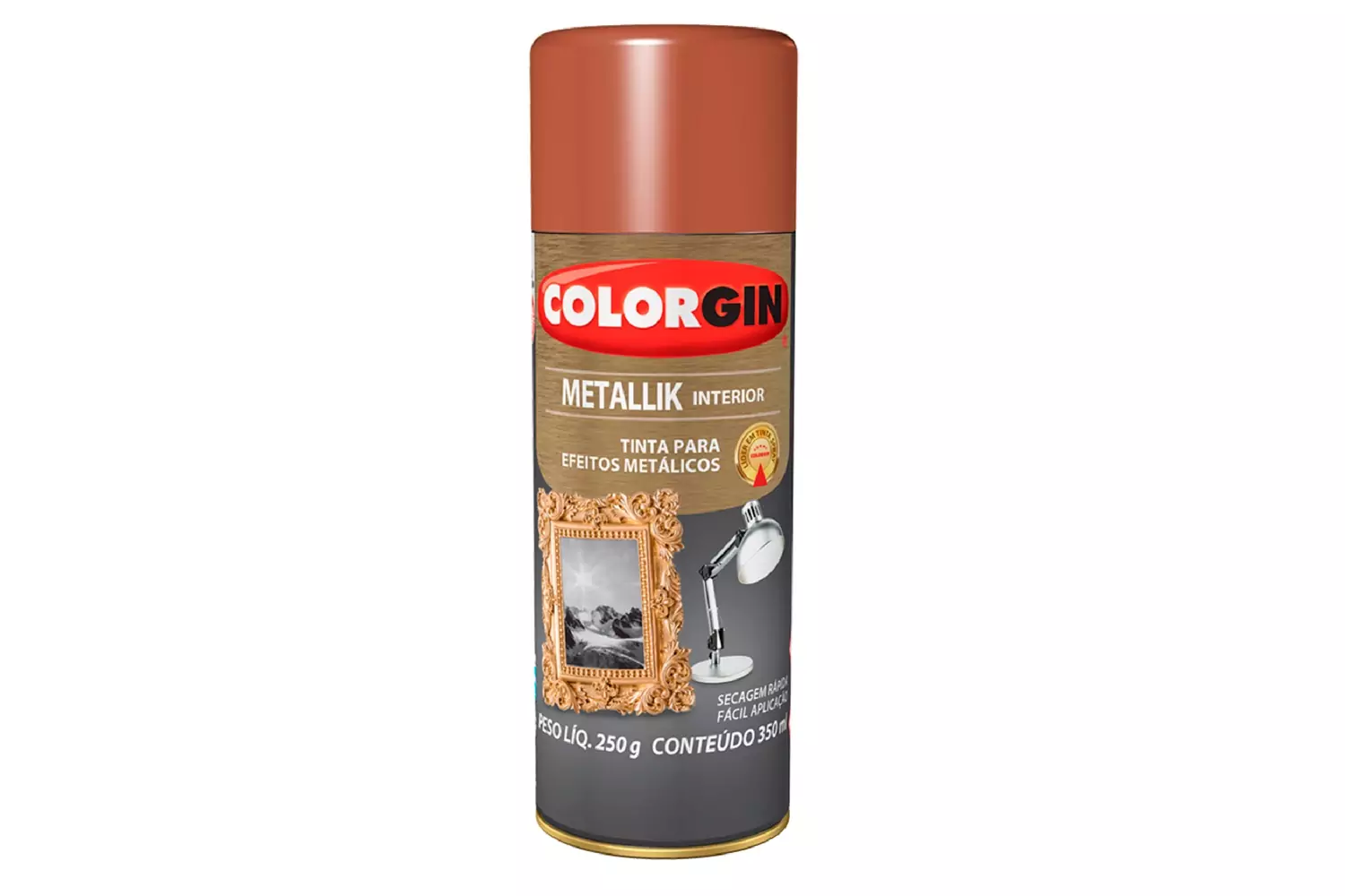 Spray Metallik Cobre Colorgin