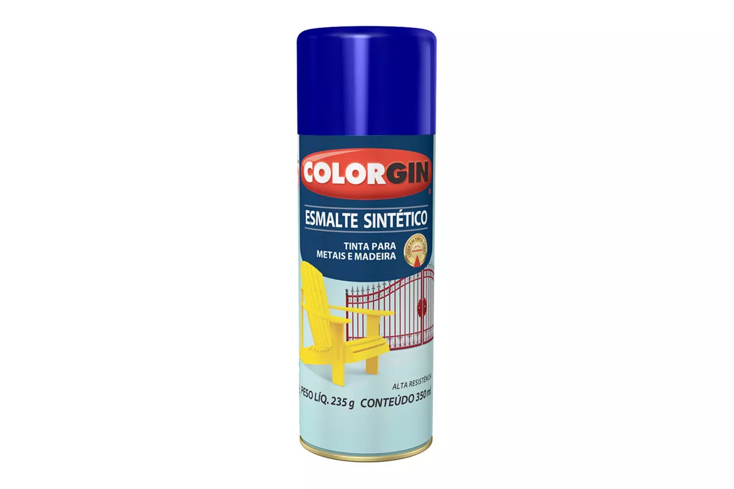 Spray de Esmalte Sintético Azul Colonial Colorgin