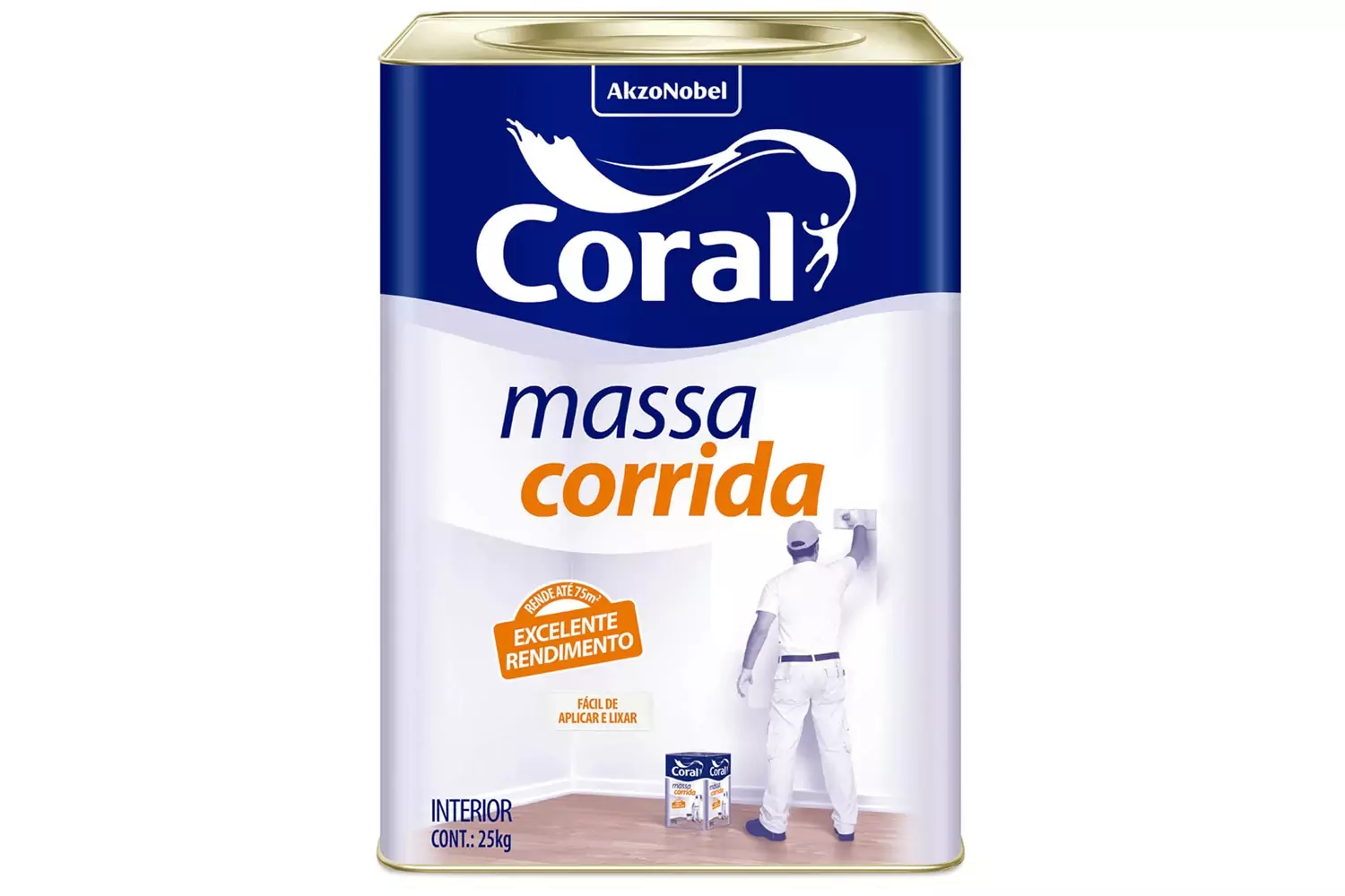 Massa Corrida Branca 25 kg Coral