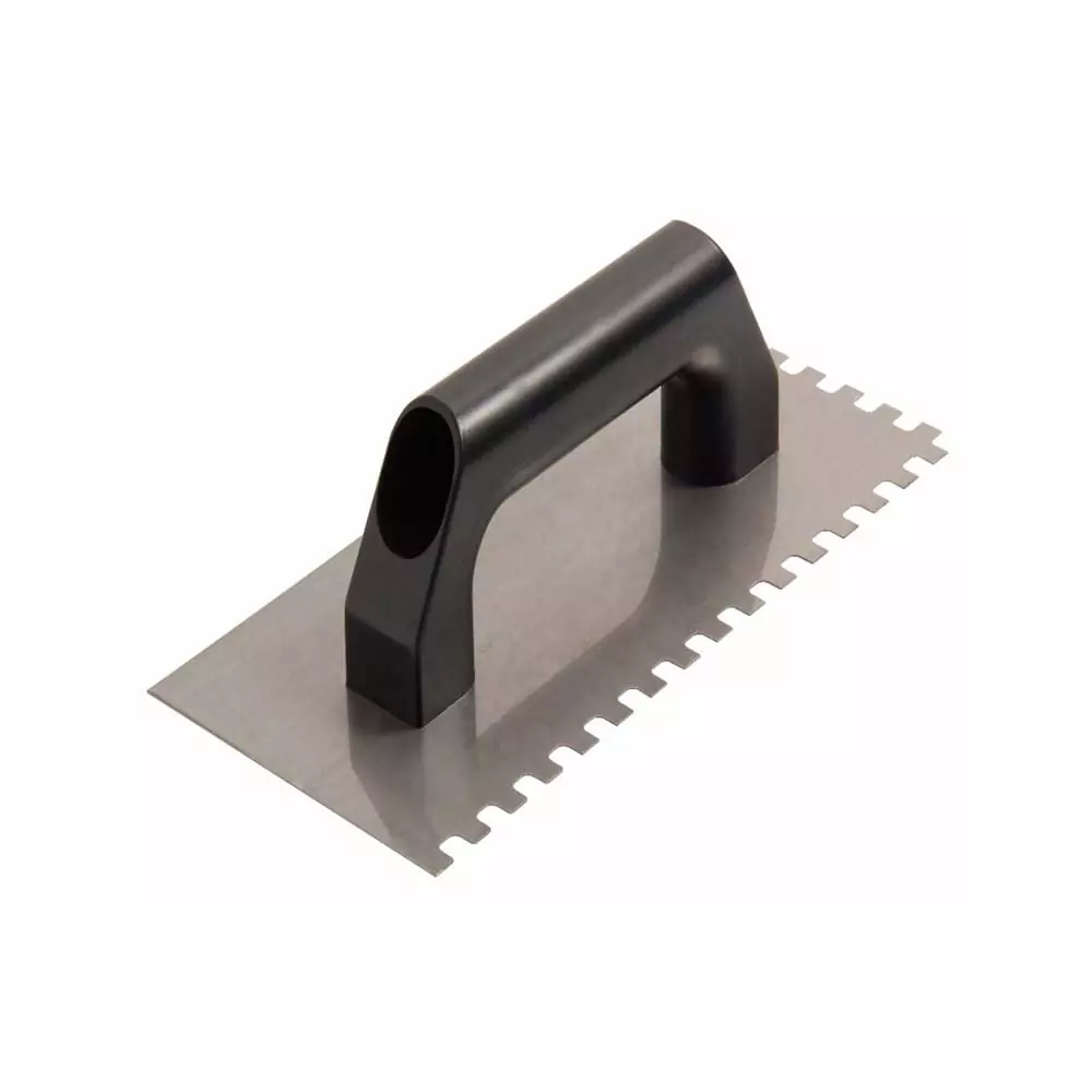 Desempenadeira de Aço Dentada com Cabo Plástico 25,6 cm x 8 mm x 8 mm Cortag